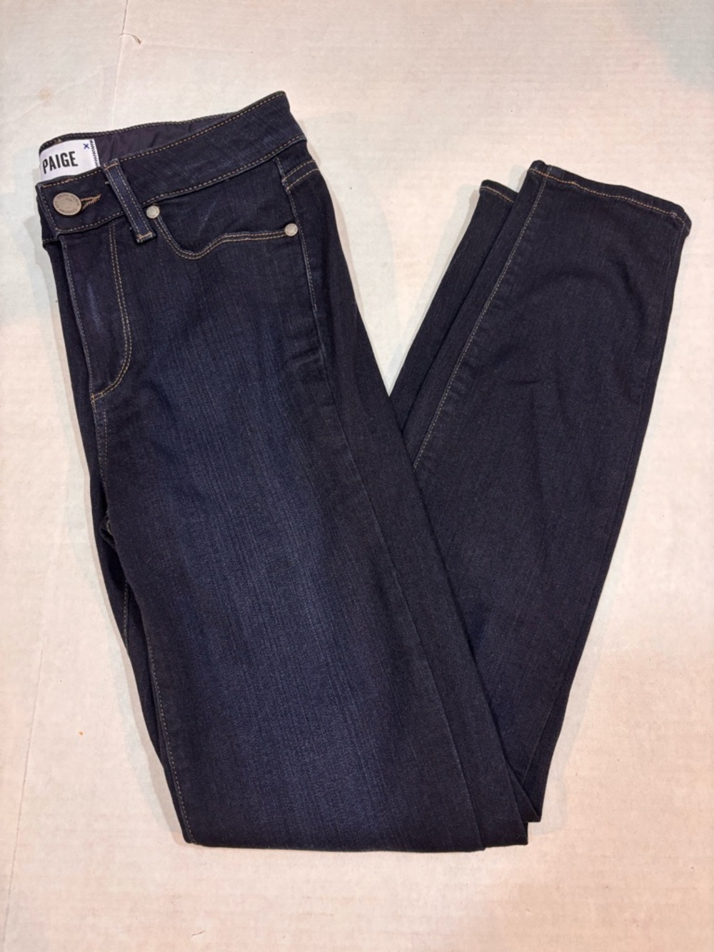 PAIGE Hoxton Ankle Dark Blue Jeans